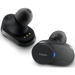 Philips draadloze in-ear oordopjes Fidelio T1 (Zwart)