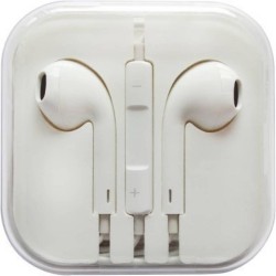 Headset voor Apple iPhone Oordopjes 3.5mm Audiojack Oortjes Wit