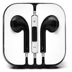 Headset voor Apple iPhone Oordopjes 3.5mm Audiojack Oortjes Zwart