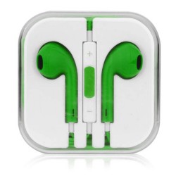 Headset voor Apple iPhone Oordopjes 3.5mm Audiojack Oortjes Groen