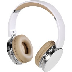 Vivanco NEOS AIR WHITE On Ear koptelefoon Bluetooth Wit Vouwbaar, Headset, Oorbeugel, Volumeregeling