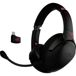 Asus ROG STRIX GO 2.4 Electro Punk Over Ear headset Bluetooth, Kabel Gamen Stereo Zwart, Roze Ruisonderdrukking (microfoon), Noise Cancelling