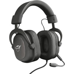 Trust GXT414 Zamak Premium Over Ear headset Kabel Gamen Stereo Zwart Ruisonderdrukking (microfoon) Volumeregeling, Microfoon uitschakelbaar (mute)