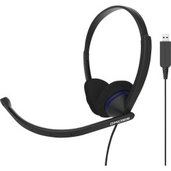 KOSS CS200 On Ear headset Kabel Computer Zwart Ruisonderdrukking (microfoon), Noise Cancelling
