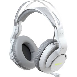 Roccat ELO Over Ear headset Bluetooth Gamen 7.1 Surround Wit Noise Cancelling Volumeregeling, Microfoon uitschakelbaar (mute)