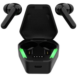 STREETZ TWS-115 In Ear headset Bluetooth Gamen Stereo Zwart Indicator voor batterijstatus, Headset, Volumeregeling, Touchbesturing