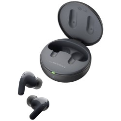 LG Electronics TONE Free DT90Q Ear Free koptelefoon Bluetooth Stereo Zwart Noise Cancelling, Ruisonderdrukking (microfoon) Headset, Oplaadbox