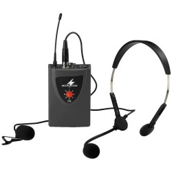 Monacor TXA-100HSE Headset Spraakmicrofoon Zendmethode:Radiografisch Schakelaar