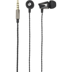 Renkforce In Ear oordopjes Kabel Zwart (metallic) Headset