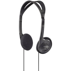 Thomson HED1115BK On Ear koptelefoon Kabel Zwart Lichtgewicht