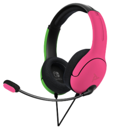 PDP Lvl40 Wired Stereo Headset Voor Nintendo Switch - Roze