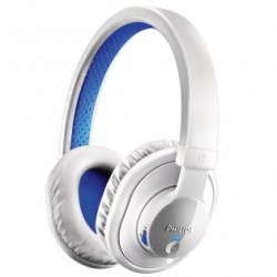 Philips SHB7000 Wit/Blauw - Bluetooth hoofdtelefoon